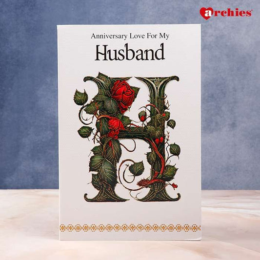 Anniversary Love For My Husband Card