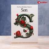 Dearest Son Birthday Card