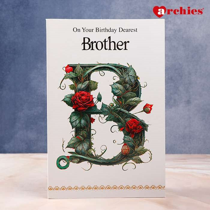 Dearest Brother Birthday Card