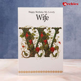 Lovely Wife Special Birthday Card