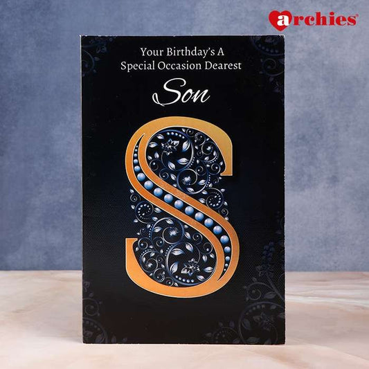 Birthday Card For Your Precious Son