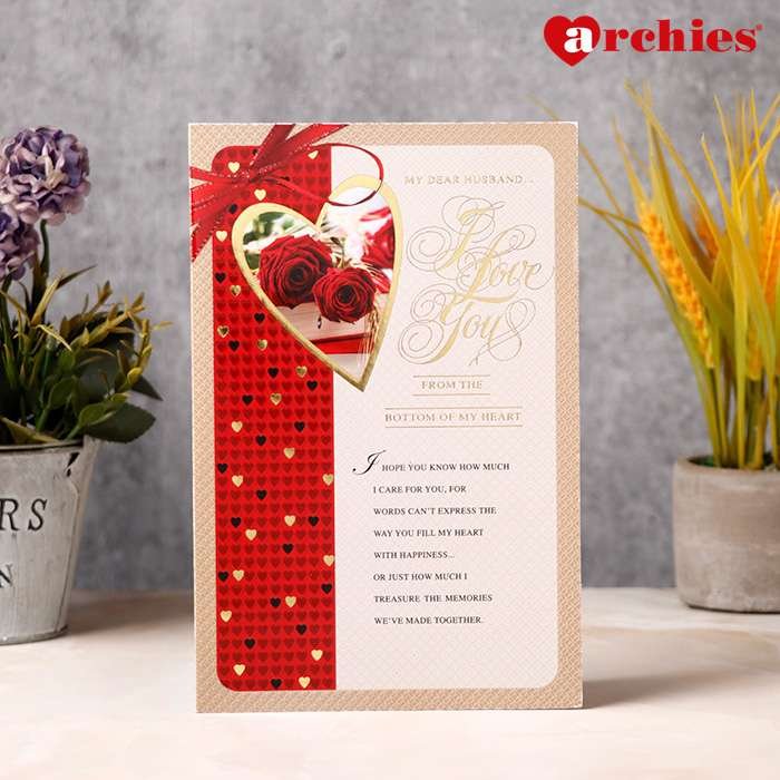 Dear Husband Love Card