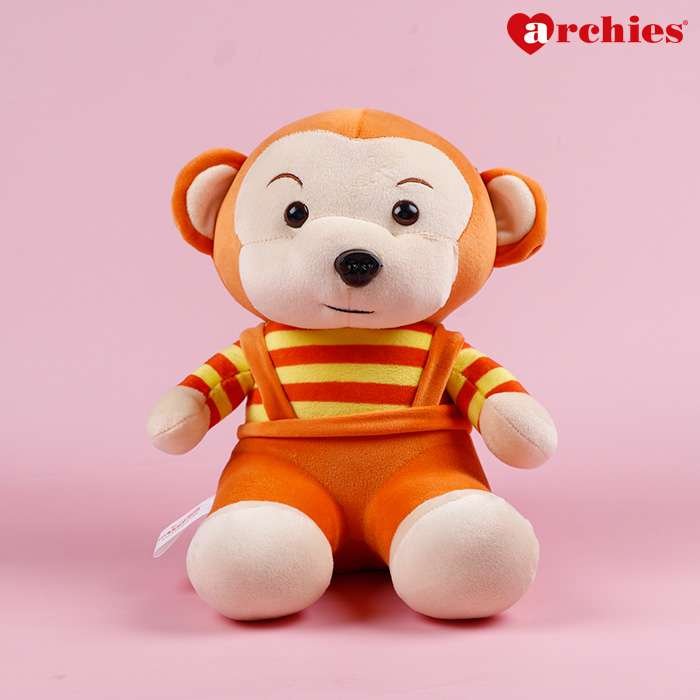 Archies Cute Brown Monkey Soft Toy 30 cm