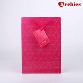 Archies Pink Paper Bag Pack of 2