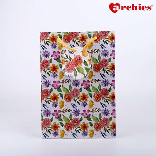 Archies Oh So Flowers Paper Bag Pack of 3