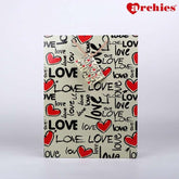 Archies Love Design Medium Paper Bag Pack of 3