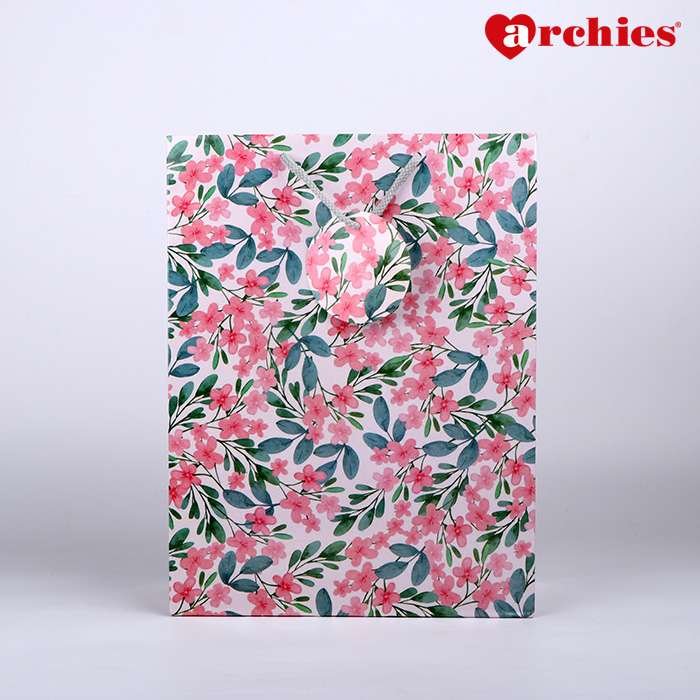 Archies Multiple Small Flower Medium Paper Bag Pack of 3