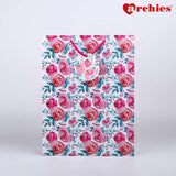 Archies Rose Design Medium Paper Bag Pack of 3