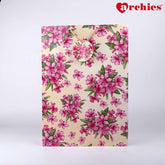 Archies Pink Flower Large Paper Bag Pack of 3