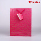 Archies Pink Medium Paper Bag Pack of 3