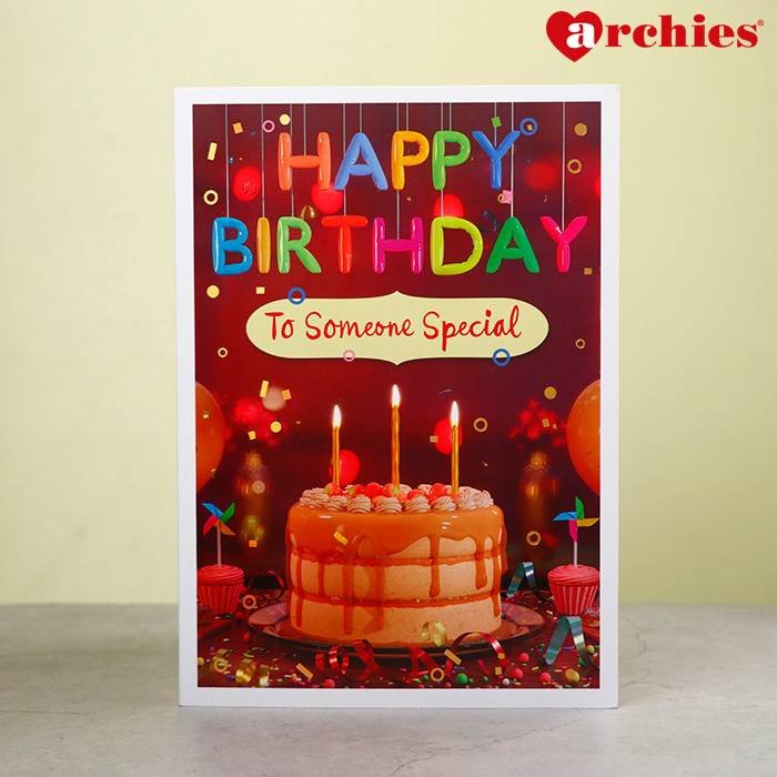 Archies Happy Birthday To Someone Special Musical Greeting Card
