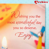 Archies Another Candle On The Cake Birthday Musical Greeting Card