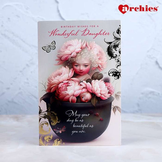 Archies Birthday Wishes For A Wonderful Daughter Greeting Card