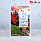 Archies Beautiful Scenery Birthday Greeting Card For Son