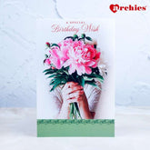 Archies Flower Bouqet A Special Birthday Wish Greeting Card