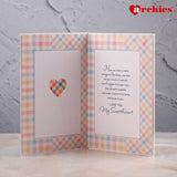 Archies Gingham Print Birthday Greeting Card For Love