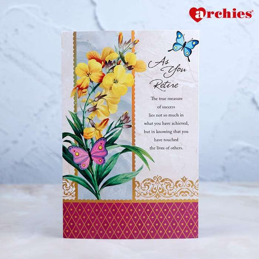 Archies As You Retire Greeting Card For Good Luck