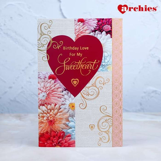Archies Birthday Love For My Sweetheart Greeting Card