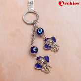 Archies Preciously Studded Lucky Ganesha Evil Eye Keychain