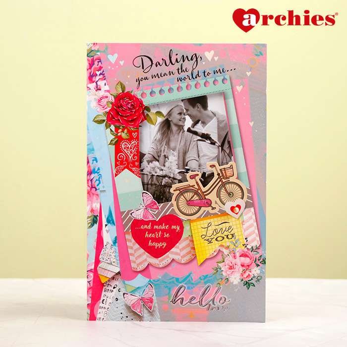 Archies Darling You Mean The World To Me Greeting card