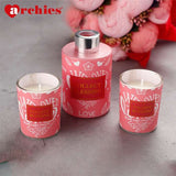 Archies Peach Collect Blessings Candle Gift Set