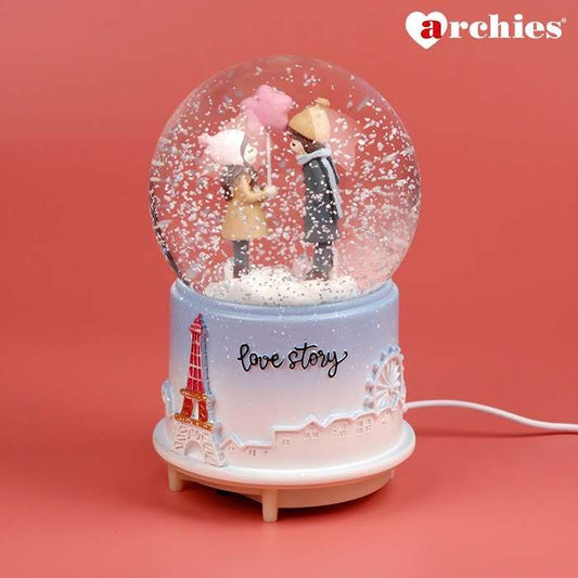 Archies Love story Light Up Water Ball Showpiece