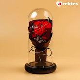 Archies Red Rose Bouquet Light Up Showpiece