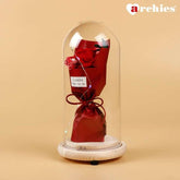 Archies Delicate Red Rose Bouquet Beautiful Light Up Showpiece