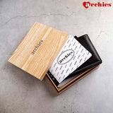 Archies Wooden Box Classy Brown With White Lining Design Gents Wallet