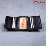 Archies Wooden Gift Box Three Fold Brown Gents Wallet