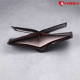 Archies Wooden Box Classy Brown With Square Design Gents Wallet