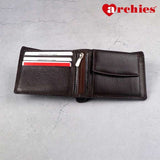 Archies Tin Box Exclusive Design Brown Gents Wallet With Chain