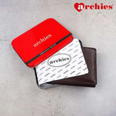 Archies Tin Box Crocodile Skin Design Brown Gents Wallet