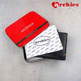 Archies Tin Box Simplicity Design Black Gents Wallet