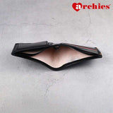 Archies Tin Box Simplicity Design Black Gents Wallet