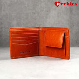 Archies Tan Wallet And Pen Gift Set