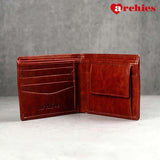 Archies Brown Wallet And Pen Gift Set