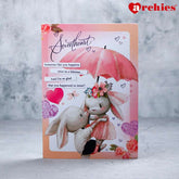 Archies Sweetheart Bunny Couple Romantic Greeting Card