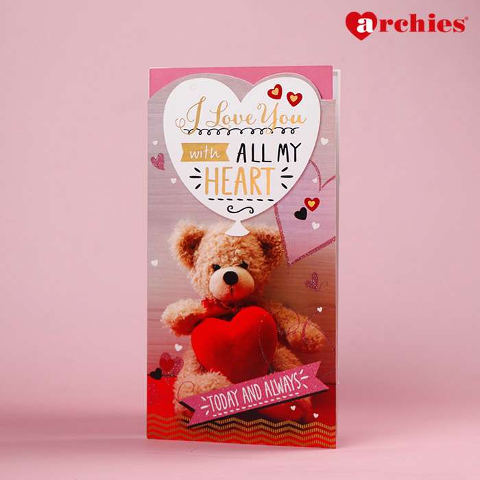 Archies I Love You With All My Heart Romantic Greeting Card