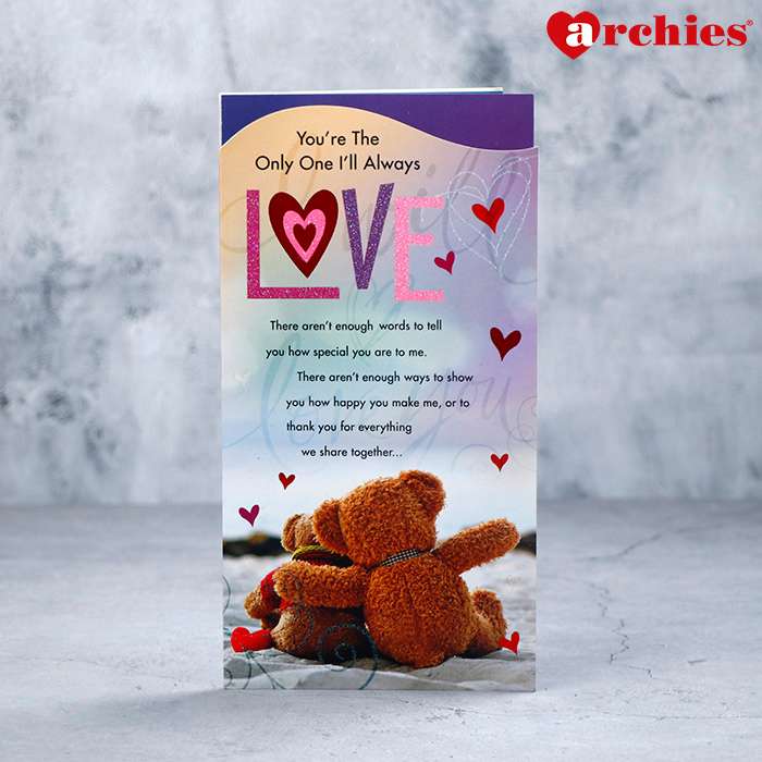 Archies You Are The Only One I Will Always Love Romantic Greeting Card