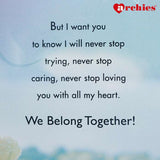 Archies You Are The Only One I Will Always Love Romantic Greeting Card