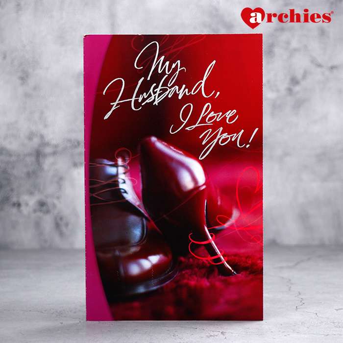 Archies My Husband I Love You Romantic Greeting Card