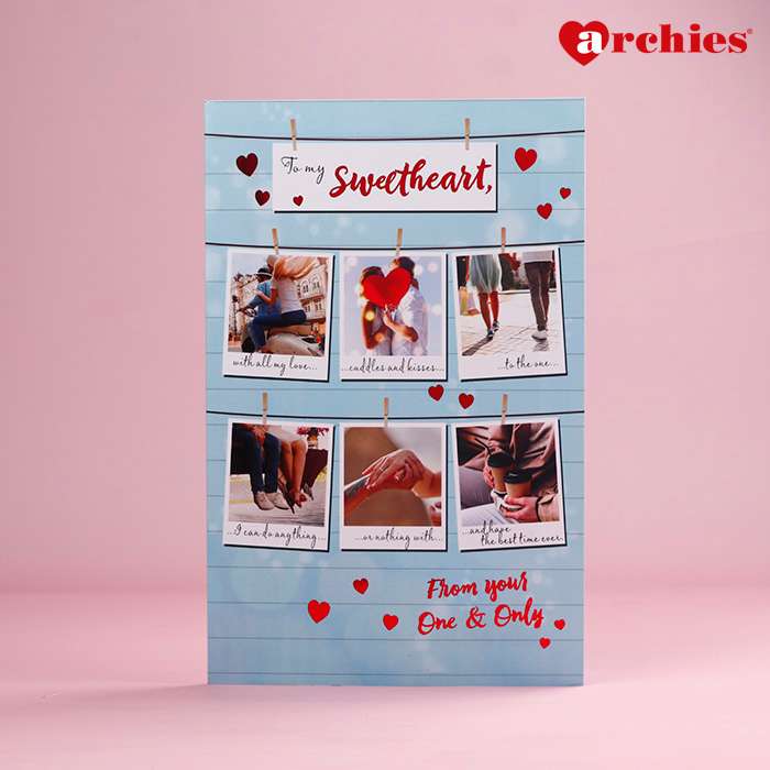 Archies To My Sweetheart Romantic Greeting Card
