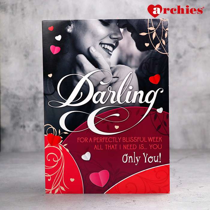 Archies For A Blissful Week All That I Need Is You Romantic Greeting Card