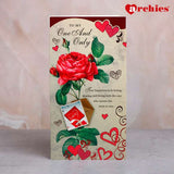 Archies To My One And Only Rose Romantic Greeting Card