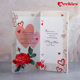 Archies To My One And Only Rose Romantic Greeting Card