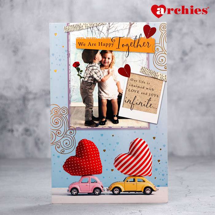 Archies We Are Happy Together Couple Romantic Greeting Card