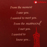 Archies So Glad My Heart Found You Couple Romantic Greeting Card