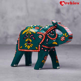 Desi Archies Handcrafted Green Elephant