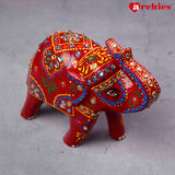 Desi Archies Handcrafted Red Elephant